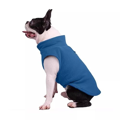Surtep Fleece-Sweatshirt für Hund mit Leine - Blau von Surtep