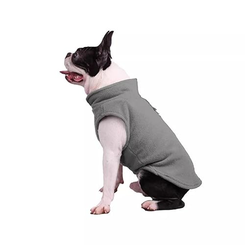 Surtep Fleece-Sweatshirt für Hund mit Leine - Grau von Surtep