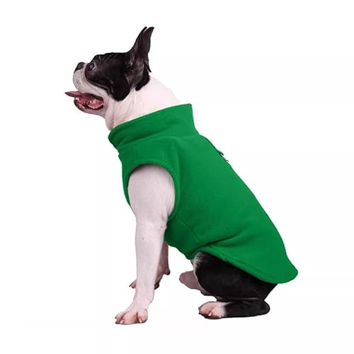 Surtep Fleece-Sweatshirt für Hund mit Leine - Grün von Surtep