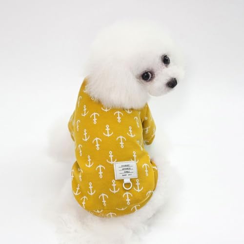 Surtep Sweatshirt mit Knöpfen für Hund Anchor Gelb von Surtep