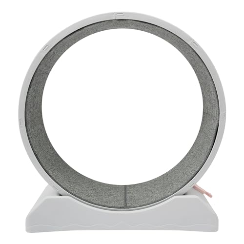 Susoso Katzenlaufrad, Katzenrad aus PP Rund Cat Wheel Raddurchmesser 80cm Max. Tragfähigkeit Innerhalb 10kg für Katzen und kleine Hunde 80x35x85 cm Grau Susoso Katzenlaufrad, Katzenrad aus PP Rund Cat Wheel Raddurchmesser 80cm Max. Tragfähigkeit Innerhalb 10kg für Katzen und kleine Hunde 80x35x85 cm Grau von Susoso