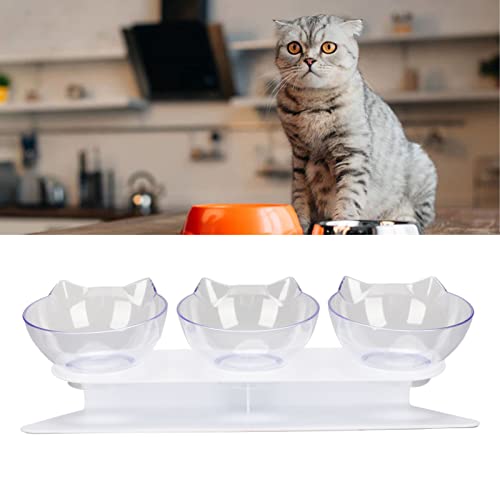 SUSTVITA Cervical BROCKSPINE Protection Bowl, erhöhte Katzenschüssel mit 3 geneigten Schalen für die gut fernige Fütterung SUSTVITA Cervical BROCKSPINE Protection Bowl, erhöhte Katzenschüssel mit 3 geneigten Schalen für die gut fernige Fütterung von SustVita