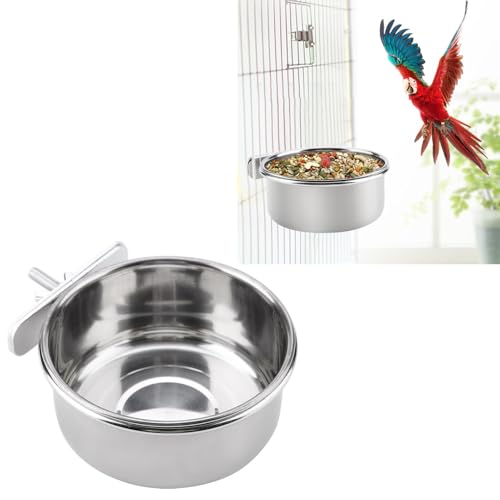 SustVita Edelstahlnapf, Vogelfutterbecher für den Innen- und Außenbereich, Käfig, Futterfunktion für Papageien, 85 x 45 x 15 cm SustVita Edelstahlnapf, Vogelfutterbecher für den Innen- und Außenbereich, Käfig, Futterfunktion für Papageien, 85 x 45 x 15 cm von SustVita