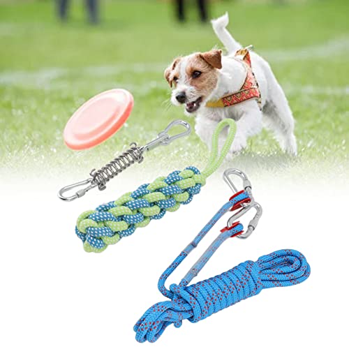SustVita Hunde-Bungee-Spielzeug mit Edelstahlfeder, interaktives Federstangen-Hundeseilspielzeug zum Spielen und Training im Freien SustVita Hunde-Bungee-Spielzeug mit Edelstahlfeder, interaktives Federstangen-Hundeseilspielzeug zum Spielen und Training im Freien von SustVita