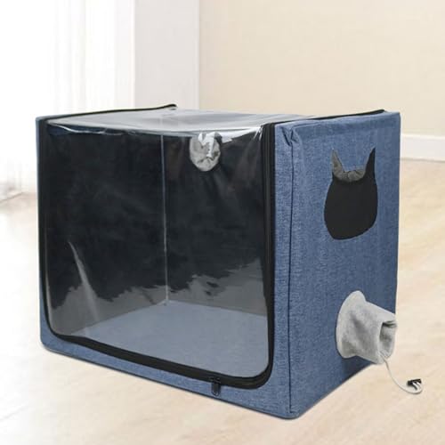 Sustvita Folding PET Sauerstoffinhalationskammer, Zerstäubungszerstäubungs -Zerstäubungskasten, Katzen- und Dog -Sauerstoff -Intensivst Sustvita Folding PET Sauerstoffinhalationskammer, Zerstäubungszerstäubungs -Zerstäubungskasten, Katzen- und Dog -Sauerstoff -Intensivst von SustVita