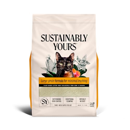 Sustainably Yours Katzenstreu – Grobkörnige Formel 4,5 kg von Sustainably Yours