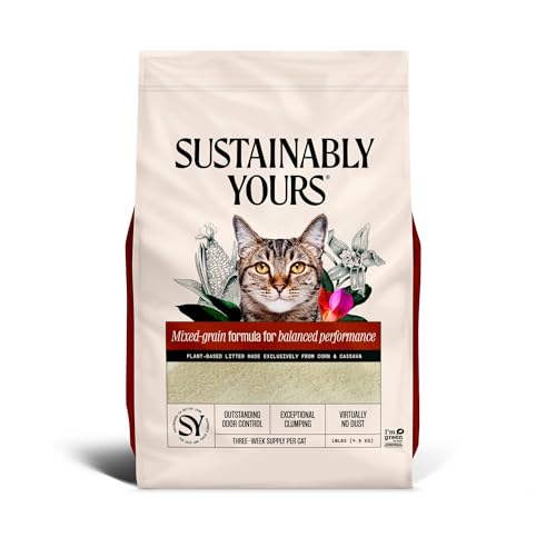 Sustainably Yours Katzenstreu – Mischkornformel 4,5 kg von Sustainably Yours