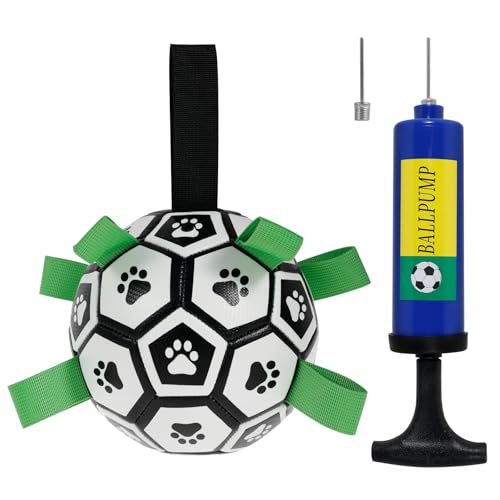 Hundespielzeug, Hundeball mit Nylon Seil, Hundefußball Spielzeug mit Luftpumpe, Interaktives Schleppen von Krieg Wasser Hundebälle für Mittlere Große Hunde Indoor & Outdoor Unterhaltung(Fußabdrücke) Hundespielzeug, Hundeball mit Nylon Seil, Hundefußball Spielzeug mit Luftpumpe, Interaktives Schleppen von Krieg Wasser Hundebälle für Mittlere Große Hunde Indoor & Outdoor Unterhaltung(Fußabdrücke) von Sutowe