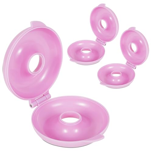Sutowe 3 Stück Kunststoff-Donutformen, 8,8 x 7, x 3 cm Antihaftbeschichtete Runde Donutformen, Wiederverwendbare Backformen für Kuchen, Selbstgemachte Süßigkeiten, Pralinen oder Gelees Sutowe 3 Stück Kunststoff-Donutformen, 8,8 x 7, x 3 cm Antihaftbeschichtete Runde Donutformen, Wiederverwendbare Backformen für Kuchen, Selbstgemachte Süßigkeiten, Pralinen oder Gelees von Sutowe