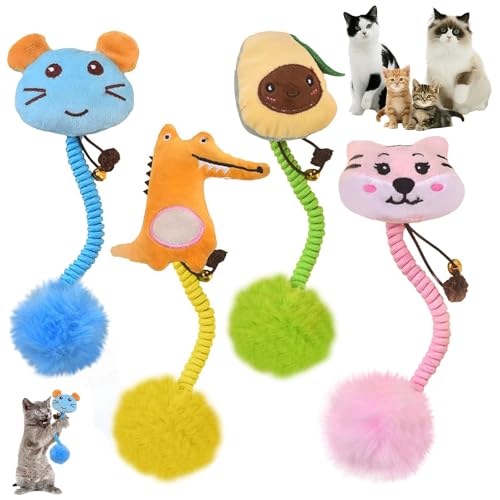 Suuwwn Katzenspielzeug 4 Stück Katzenspielzeug Selbstbeschäftigung, Katzenminze Spielzeug, Katze Seil Spielzeug für Katzen Zahnpflege und Gegen Mundgeruch Suuwwn Katzenspielzeug 4 Stück Katzenspielzeug Selbstbeschäftigung, Katzenminze Spielzeug, Katze Seil Spielzeug für Katzen Zahnpflege und Gegen Mundgeruch von Suuwwn
