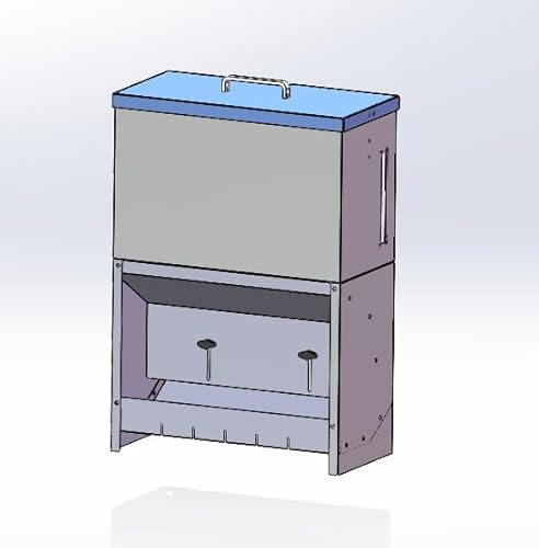 Automatischer Hundefutter-Dispenser 25L Automatisches Hundefutter Große Rasse im Freien Hundefutter-DispenserVerzinkte Schwerkraftfutter für Haustiere Hunde Automatischer Hundefutter-Dispenser 25L Automatisches Hundefutter Große Rasse im Freien Hundefutter-DispenserVerzinkte Schwerkraftfutter für Haustiere Hunde von Svauoumu