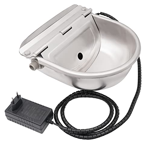 Pferdetränke Beheizbar, Tränke Beheizbar 24V,Automatische TräNken mit Verstellbarem Schwimmerventil, Tränkebecken Pferd Frostsicher, für Rinder, Pferde, Schweine, Ziegen, Hundenapf Pferdetränke Beheizbar, Tränke Beheizbar 24V,Automatische TräNken mit Verstellbarem Schwimmerventil, Tränkebecken Pferd Frostsicher, für Rinder, Pferde, Schweine, Ziegen, Hundenapf von Svauoumu