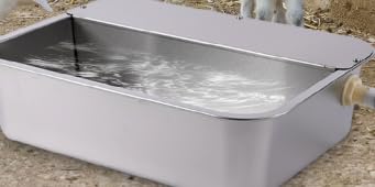 Svauoumu Hundebecken Automatischer Hundewasserspender,11 lbs Outdoor Dog Watere Edelstahl-Wassernapf für große Hunde,Großer Hundewassernapf,Edelstahl-Wassernapf Svauoumu Hundebecken Automatischer Hundewasserspender,11 lbs Outdoor Dog Watere Edelstahl-Wassernapf für große Hunde,Großer Hundewassernapf,Edelstahl-Wassernapf von Svauoumu