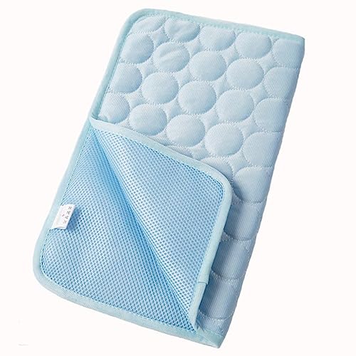 Pet Ice Silk Pad Dog Cat Pad Cool Pad Cooling Supplies Large and Small Pet Pad Machine Washable Summer Breathable Ice Pad von SvriTe
