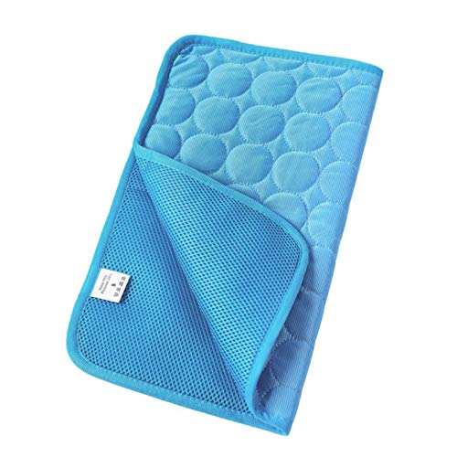 Pet Ice Silk Pad Dog Cat Pad Cool Pad Cooling Supplies Large and Small Pet Pad Machine Washable Summer Breathable Ice Pad von SvriTe