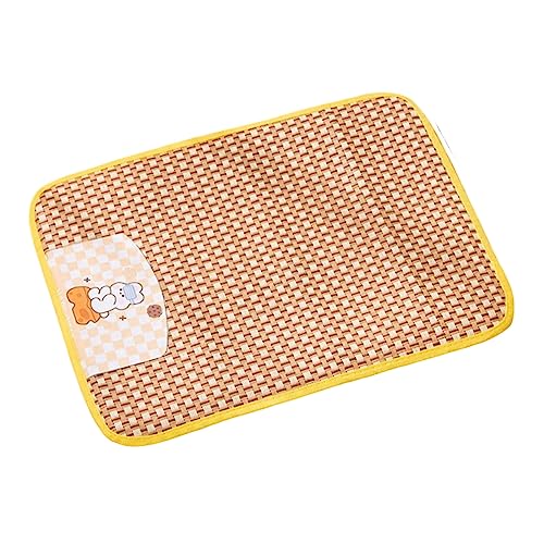 dog cooling mats Summer Cooling Dog Bed Mat Double-Sided Rattan Mat for Dogs Cats Breathable Ice Sleeping Pad Physical Cooling Pet Accessories von SvriTe