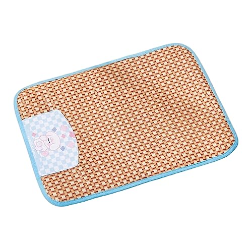 dog cooling mats Summer Cooling Dog Bed Mat Double-Sided Rattan Mat for Dogs Cats Breathable Ice Sleeping Pad Physical Cooling Pet Accessories von SvriTe