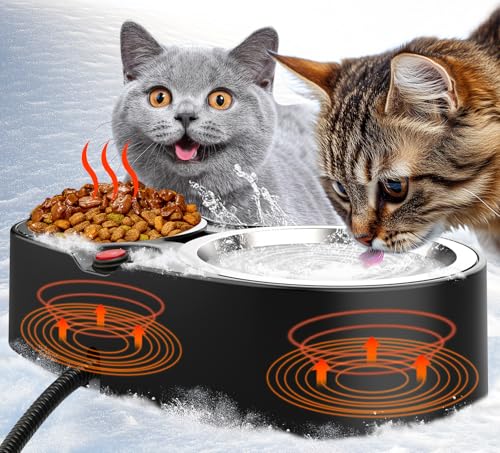 SwSun Beheizter Wassernapf für Katze und Hund, beheizte Katzennäpfe aus Edelstahl, große Kapazität, bietet nicht gefrierendes Wasser und Futter im Winter für Kaninchen, Huhn, Ente SwSun Beheizter Wassernapf für Katze und Hund, beheizte Katzennäpfe aus Edelstahl, große Kapazität, bietet nicht gefrierendes Wasser und Futter im Winter für Kaninchen, Huhn, Ente von SwSun