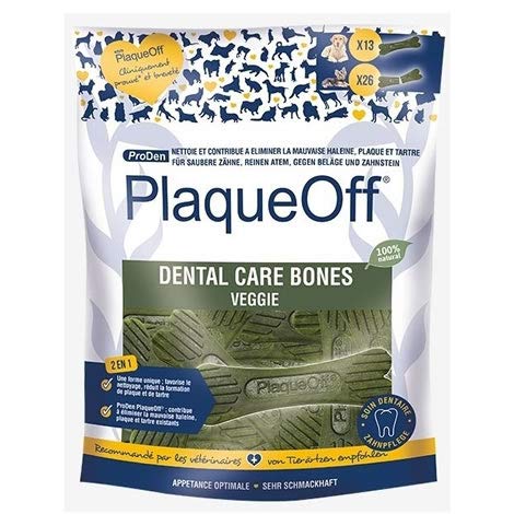Swedencare Plaqueoff Dental Bones Veggie Hund, 13 Stück, 500 g von Swedencare