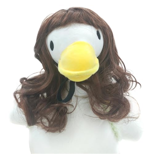 Blonde Gänse-Perücke, Zubehör, lockiges Haar, Dekoration für Versammlungen, zeigt Stoff, Kunsthaar, Haustierperücken Blonde Gänse-Perücke, Zubehör, lockiges Haar, Dekoration für Versammlungen, zeigt Stoff, Kunsthaar, Haustierperücken von Sweeaau