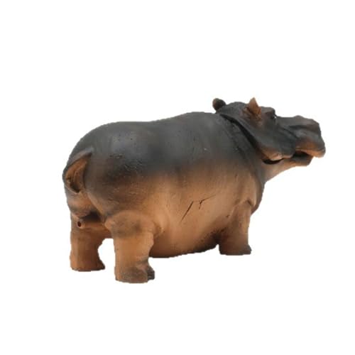 Sweeaau Künstliche Nilpferd-Landschaft, Aquarien, Blasenstein, Dekorationen für Aquarien, Terrarien, Garnelen, Ornamente, Aquarien, Belüfter, Nilpferd-Statue von Sweeaau