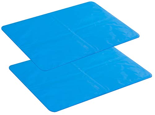 Sweetypet Hundekühldecke: 2er-Set Selbstkühlende Kühlmatten für Hunde & Katzen, 90 x 50 cm (Gel-Kühlmatte für Hunde, Gel-Kühlkissen, Matratzenauflage) von Sweetypet