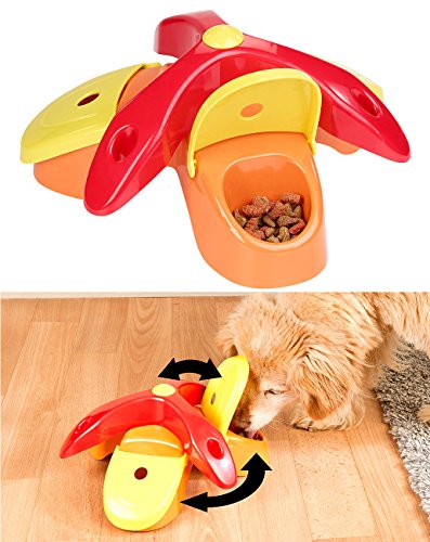 Sweetypet Hunde-Lernspielzeug: Strategie- und Intelligenz-Spiel für Hunde, pflegeleicht & rutschfest (Hunde-Denkspielzeug, Hundespiele, Katzenspielzeug) von Sweetypet