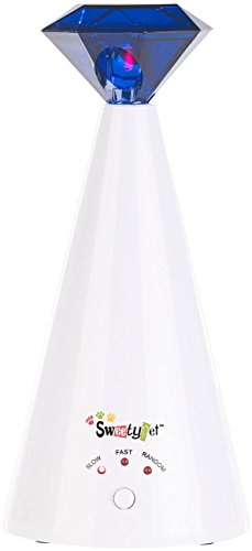 Sweetypet Katzenspielzeug: Automatische Licht-Katzenangel zur Förderung des Jagd-Instinkts (Katzenspielzeug Laser automatisch, Katzen Laserpointer automatisch, automatisches) von Sweetypet
