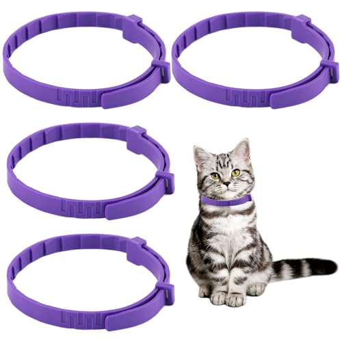 Swiftctrl Anti-Stress-Halsband für Katzen, violett, gegen Angstzustände mit natürlichen Pheromonen, mit einstellbarer Größe, Halsbänder zur Linderung von Angstzuständen, 30 Tage, für kleine und große Swiftctrl Anti-Stress-Halsband für Katzen, violett, gegen Angstzustände mit natürlichen Pheromonen, mit einstellbarer Größe, Halsbänder zur Linderung von Angstzuständen, 30 Tage, für kleine und große von Swiftctrl