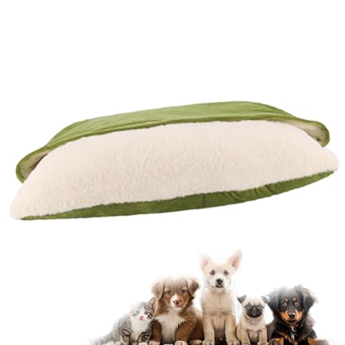 Swiftelle Snootzi Kuschelhöhlenbett, Dackelbetthöhle, Nest-Hundebetten, Höhlenbetten für Hunde, Nest abnehmbar und waschbar, weich und bequem(Green,XL) von Swiftelle