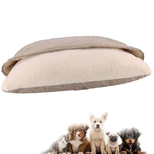 Swiftelle Snootzi Kuschelhöhlenbett, Dackelbetthöhle, Nest-Hundebetten, Höhlenbetten für Hunde, Nest abnehmbar und waschbar, weich und bequem(Khaki,XL) von Swiftelle