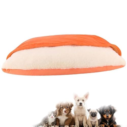 Swiftelle Snootzi Kuschelhöhlenbett, Dackelbetthöhle, Nest-Hundebetten, Höhlenbetten für Hunde, Nest abnehmbar und waschbar, weich und bequem(Orange,XL) von Swiftelle