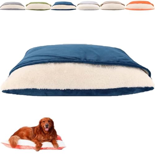 Swiftelle Snoozie Snuggle Burrow Bed, Dackelbetthöhle, Welpennest, abnehmbar und waschbar, weich und bequem, Design mit Wärme und Komfort(Blue,XL) von Swiftelle