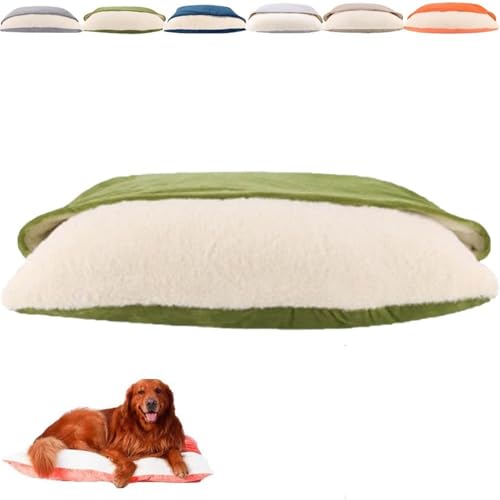 Swiftelle Snoozie Snuggle Burrow Bed, Dackelbetthöhle, Welpennest, abnehmbar und waschbar, weich und bequem, Design mit Wärme und Komfort(Green,XL) von Swiftelle