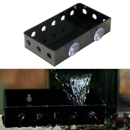 Swirge Aquarium Filter Baffle mit Saugnapf, ABS Fish Tank Filter Flow Controller, quadratischer langsamer Durchfluss Aquarium Zubehör für Betta Fisch Garnelen Tanks Swirge Aquarium Filter Baffle mit Saugnapf, ABS Fish Tank Filter Flow Controller, quadratischer langsamer Durchfluss Aquarium Zubehör für Betta Fisch Garnelen Tanks von Swirge