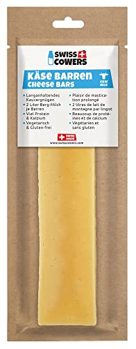 Swiss Cowers Käse Barren Original | 100% Schweizer Milch | Kauknochen aus Käse | Zahnpflege | langanhaltendes Kauvergnügen | einzigartig und lecker | Das Original aus der Schweiz (große Hunde) von SwissCowers