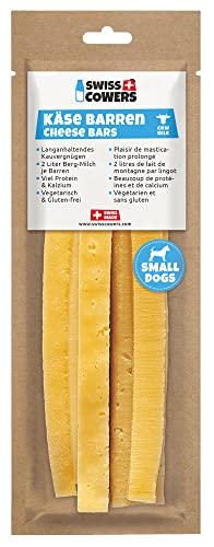 Swiss Cowers Käse Barren Original | 100% Schweizer Milch | Kauknochen aus Käse | Zahnpflege | langanhaltendes Kauvergnügen | einzigartig und lecker | Das Original aus der Schweiz (kleine Hunde) von SwissCowers