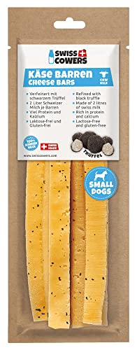 Swiss Cowers Käse Barren mit Trüffel | 100% Schweizer Milch | Kauknochen aus Käse | Zahnpflege | langanhaltendes Kauvergnügen | einzigartig und lecker | Das Original aus der Schweiz (kleine Hunde) von SwissCowers