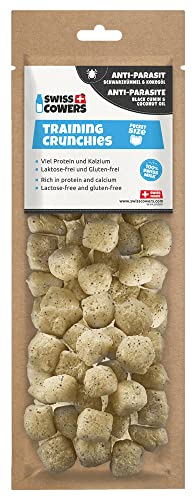 Swiss Cowers Käse Training Crunchies | 100% Schweizer Milch | perfekt für Junge & ältere Hunde | Zahnpflege | ohne Laktose | Ideal als Trainingssnack oder zur Belohnung (Schwarzkümmel & Kokos) von SwissCowers