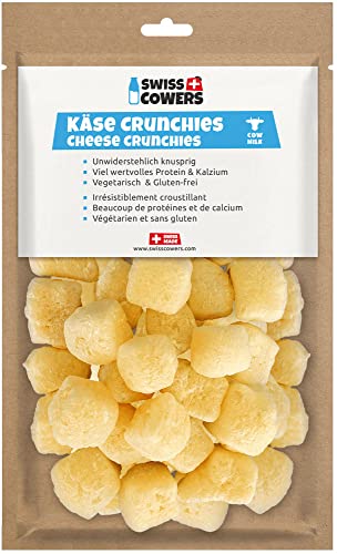 Swiss Cowers Small Dog Käse Crunchies Hunde Leckerlis - 100% natürliche Knusper-Snacks für kleine Hunde aus echter Schweizer Qualitäts-Milch Swiss Cowers Small Dog Käse Crunchies Hunde Leckerlis - 100% natürliche Knusper-Snacks für kleine Hunde aus echter Schweizer Qualitäts-Milch von SwissCowers
