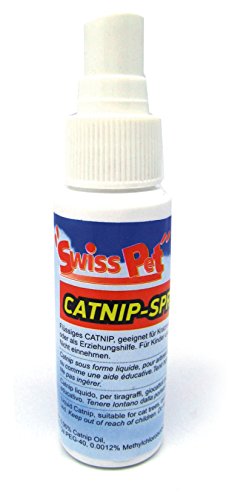 SwissPet Catnip Spray 30 ml für Katzen I flüssige Katzenminze I für Katzenspielzeug von SwissPet