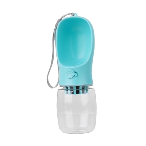 SwissPet Wasserspender Holliday blau 350 ml Reisenapf Trinkflasche Hund von SwissPet