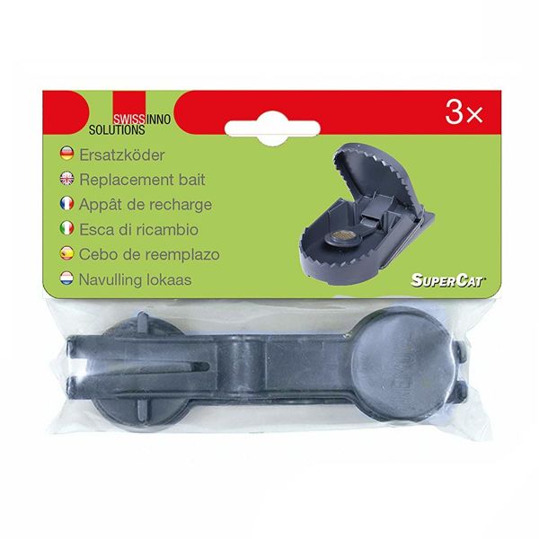 3x Swissinno® Ersatzköder für Rattenfalle SuperCat, Naturköder Nach... von Swissinno