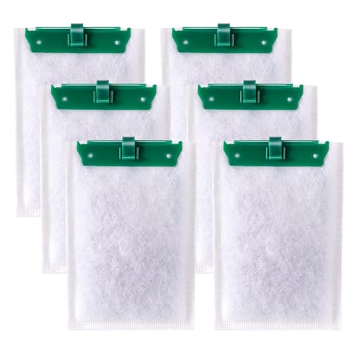 6 Pack Medium Filterkartuschen für Whisper Bio-Bag Filter, Aquarium Ersatzfilterkartuschen für Whisper Filters 10i/IQ10/PF10 und ReptoFilter von Switior