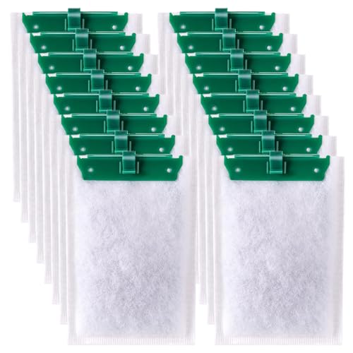 Filterkartuschen für Whisper Bio-Bag Filter, Aquarium-Ersatzfilterkartuschen für Whisper Filter, Ersatzfilterpatronen für Whisper Filters 10i/IQ10/PF10 und ReptoFilter, 16 Stück von Switior