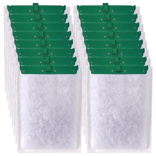 Switior Aquarium-Filterkartusche für Whisper Bio-Bag Filter, große Ersatz-Filterkartuschen für Whisper Filter 20i, 40i, IQ20, 30, 45, 60, PF20, 30, 40, 60 und ReptoFilter, 16 Stück von Switior