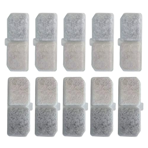 10 Stück Rechteckiger Wasser-Trinkbrunnen für Haustiere, Hunde, Welpenzubehör für Haustiere, automatisch, für Katzenbrunnen 10 Stück Rechteckiger Wasser-Trinkbrunnen für Haustiere, Hunde, Welpenzubehör für Haustiere, automatisch, für Katzenbrunnen von Sxett