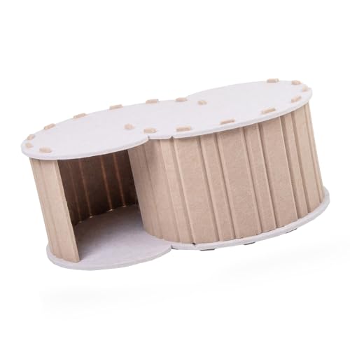 Bunnies Tunnel für den Innenbereich, Katzen-Versteck, Kätzchen, Spielröhre, Haustier-Tunnel, gefilztes Katzenbett für einfache Lagerung, Grau Bunnies Tunnel für den Innenbereich, Katzen-Versteck, Kätzchen, Spielröhre, Haustier-Tunnel, gefilztes Katzenbett für einfache Lagerung, Grau von Sxett