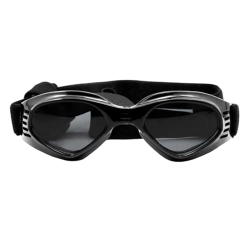 Faltbare Hundesonnenbrille, winddicht und wasserdicht, Haustier-Sonnenbrille mit verstellbarem Riemen, für kleine Hunde im Freien Faltbare Hundesonnenbrille, winddicht und wasserdicht, Haustier-Sonnenbrille mit verstellbarem Riemen, für kleine Hunde im Freien von Sxett