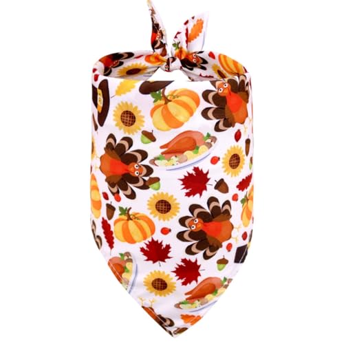 Hunde-Halstuch, Dreiecks-Lätzchen, Halsband, Halstuch, Haustier, Thanksgiving, Halstuch, Zubehör, Dreieckstuch Hunde-Halstuch, Dreiecks-Lätzchen, Halsband, Halstuch, Haustier, Thanksgiving, Halstuch, Zubehör, Dreieckstuch von Sxett